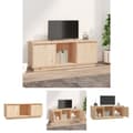 Miniatyrbillede 1 af 10: The Living Store tv-bord 110,5x35x44 cm massivt fyrretræ -  TV-møbler