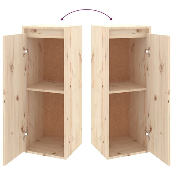 The Living Store tv-skabe 5 dele massivt fyrretræ - TV-møbler
