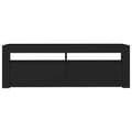 Pikkukuva 9 / 11: The Living Store TV-taso LED-valoilla musta 120x35x40 cm -  TV-tasot