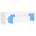 Pikkukuva 3 / 11: The Living Store TV-taso LED-valoilla valkoinen 140x36,5x40 cm -  TV-tasot
