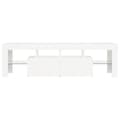 Pikkukuva 9 / 11: The Living Store TV-taso LED-valoilla valkoinen 140x36,5x40 cm -  TV-tasot