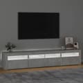 Pikkukuva 4 / 11: The Living Store TV-taso LED-valoilla betoninharmaa 210x35x40 cm -  TV-tasot