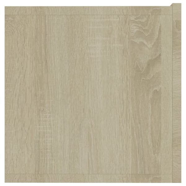 The Living Store tv-bord 80x30x30 cm konstrueret træ sonoma-eg -  TV-møbler