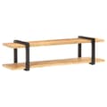 Miniatyrbillede 10 af 11: The Living Store tv-skab 160x40x40 cm massivt ru mangotræ -  TV-møbler