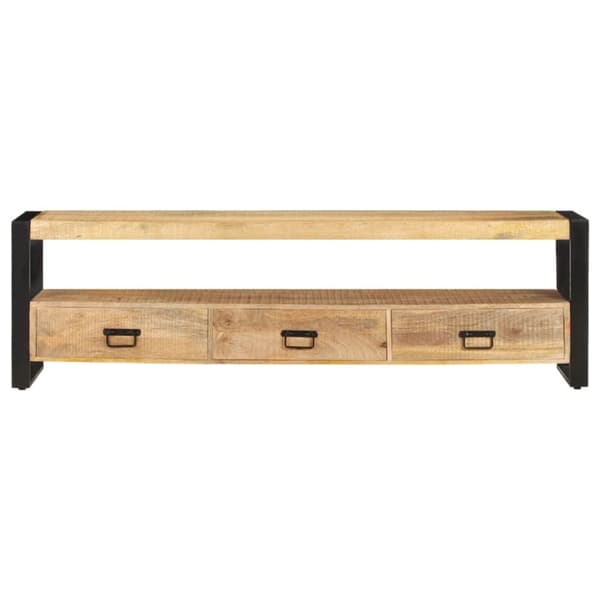 The Living Store TV-bänk 150x30x45 cm massivt mangoträ - TV-bänkar