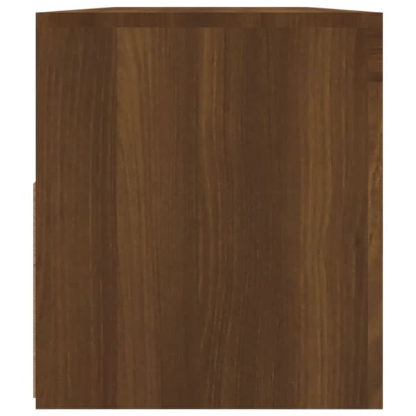 The Living Store TV-taso LED-valoilla ruskea tammi 90x35x40 cm - TV-tasot