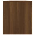 Pikkukuva 10 / 11: The Living Store TV-taso LED-valoilla ruskea tammi 90x35x40 cm -  TV-tasot