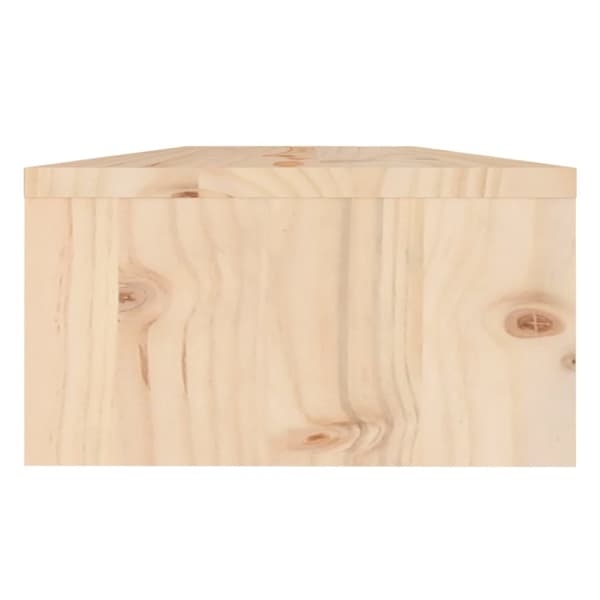 The Living Store skærmholder 50x24x13 cm massivt fyrretræ - TV-møbler