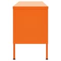 Miniatyrbild 5 av 11: The Living Store Tv-bänk orange 105x35x50 cm stål -  TV-bänkar