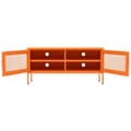 Miniatyrbild 7 av 11: The Living Store Tv-bänk orange 105x35x50 cm stål -  TV-bänkar