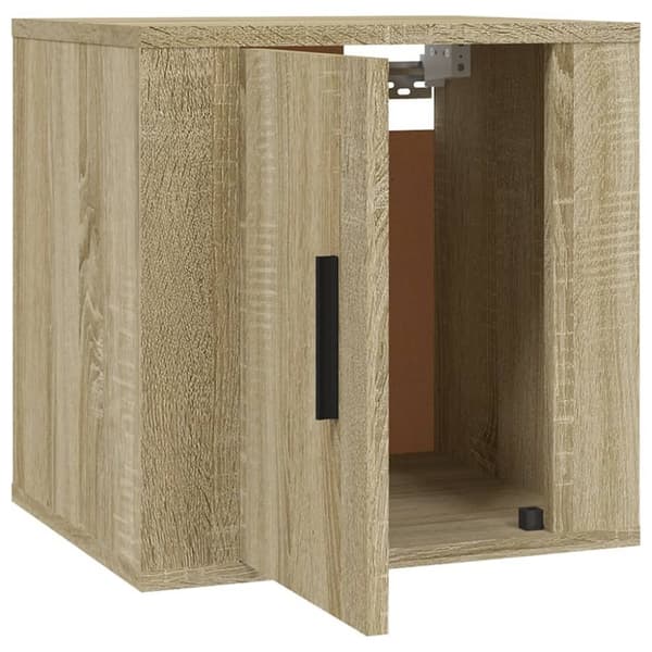 The Living Store væghængte tv-skabe 2 stk. 40x34,5x40 cm sonoma-eg - TV-møbler