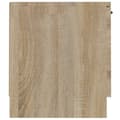 Miniatyrbillede 7 af 8: The Living Store tv-bord 140x35x40 cm konstrueret træ sonoma-eg -  TV-møbler