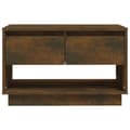 Miniatyrbillede 6 af 10: The Living Store tv-bord 102x41x44 cm konstrueret træ røget egetræsfarve -  TV-møbler