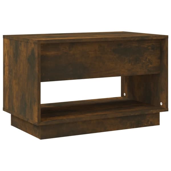 The Living Store tv-bord 102x41x44 cm konstrueret træ røget egetræsfarve - TV-møbler
