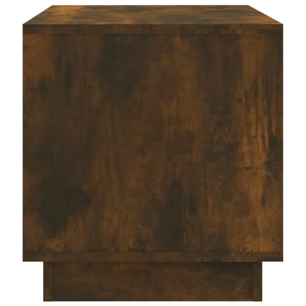 The Living Store tv-bord 102x41x44 cm konstrueret træ røget egetræsfarve - TV-møbler