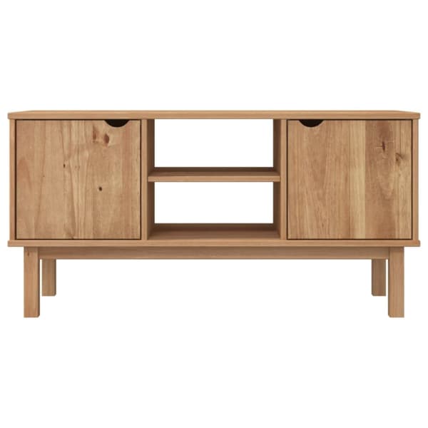 The Living Store TV-taso OTTA 113,5x43x57 cm täysi mänty - TV-tasot