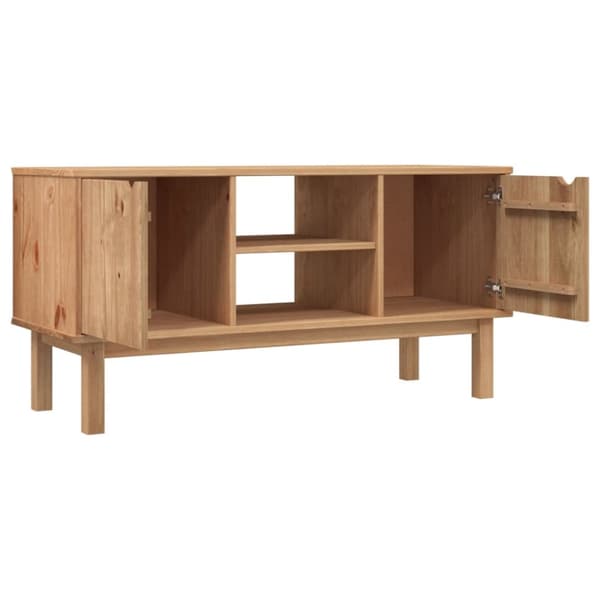 The Living Store TV-taso OTTA 113,5x43x57 cm täysi mänty - TV-tasot