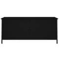 Pikkukuva 6 / 11: The Living Store TV-taso ovilla musta 102x35x45 cm tekninen puu -  TV-tasot