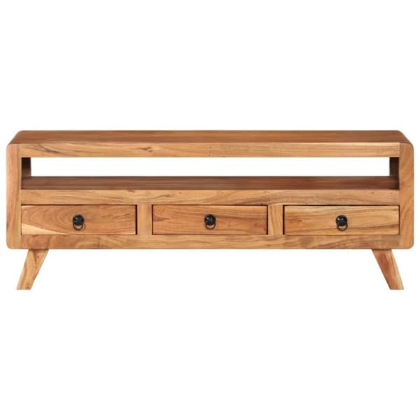 The Living Store tv-bord 110x30x40 cm massivt akacietræ - TV-møbler