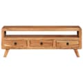 Miniatyrbillede 3 af 11: The Living Store tv-bord 110x30x40 cm massivt akacietræ -  TV-møbler