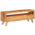 Miniatyrbillede 5 af 11: The Living Store tv-bord 110x30x40 cm massivt akacietræ -  TV-møbler
