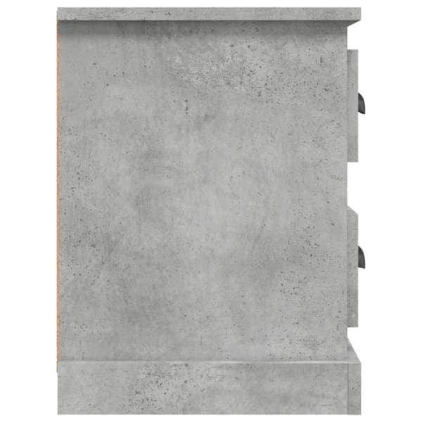 The Living Store tv-bord 102x35,5x47,5 cm konstrueret træ betongrå -  TV-møbler