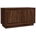 Pikkukuva 3 / 11: The Living Store TV-taso ruskea tammi 80x35x45 cm tekninen puu -  TV-tasot