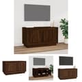 Pikkukuva 1 / 11: The Living Store TV-taso ruskea tammi 80x35x45 cm tekninen puu -  TV-tasot