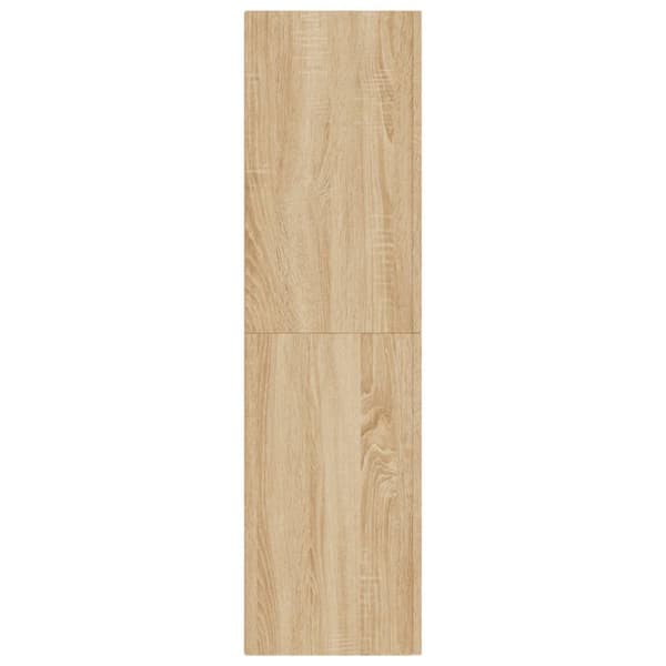 The Living Store tv-bord 30,5x30x110 cm konstrueret træ sonoma-eg -  TV-møbler