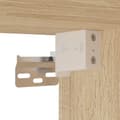 Miniatyrbillede 8 af 11: The Living Store tv-bord 30,5x30x110 cm konstrueret træ sonoma-eg -  TV-møbler