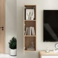 Miniatyrbillede 10 af 11: The Living Store tv-bord 30,5x30x110 cm konstrueret træ sonoma-eg -  TV-møbler