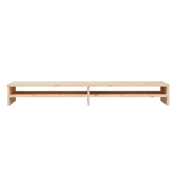 The Living Store skærmholder 100x24x13 cm massivt fyrretræ - TV-møbler