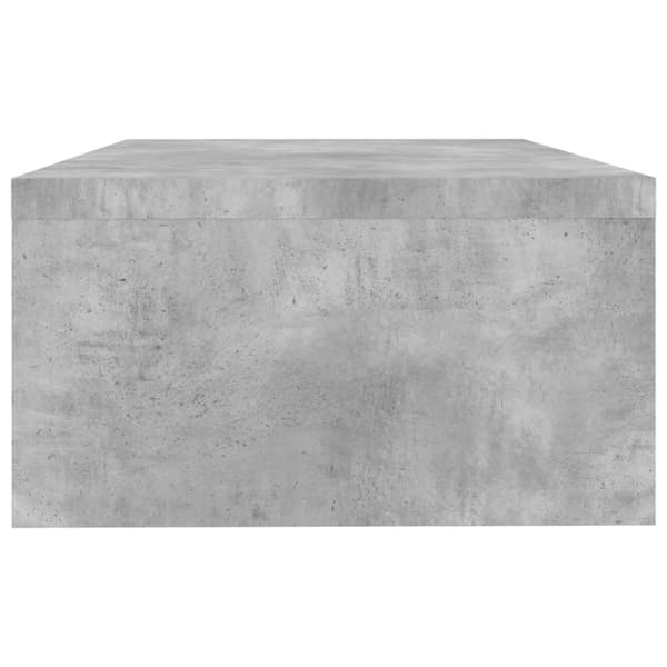 The Living Store Skärmställ betonggrå 42x24x13 cm spånskiva -  TV-bänkar