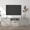 Pikkukuva 2 / 8: The Living Store TV-taso betoninharmaa 140x35x40 cm tekninen puu -  TV-tasot