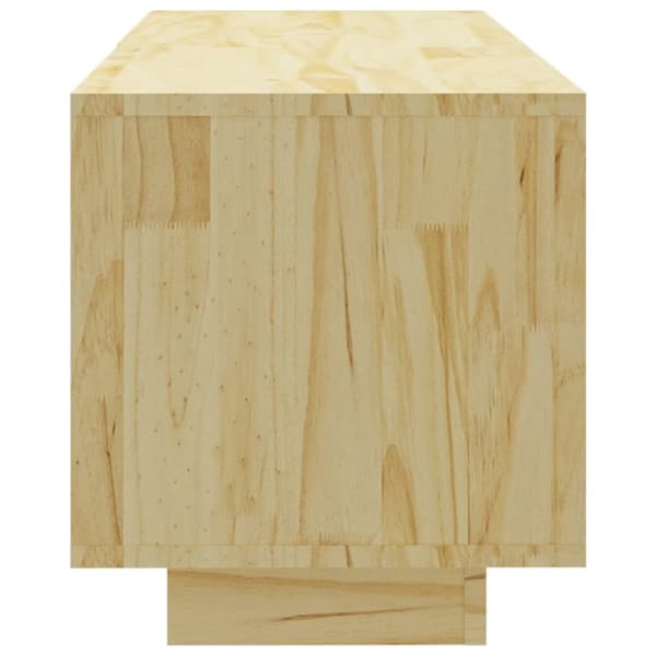 The Living Store tv-bord 110x30x33,5 cm massivt fyrretræ -  TV-møbler