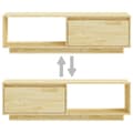 Miniatyrbillede 9 af 11: The Living Store tv-bord 110x30x33,5 cm massivt fyrretræ -  TV-møbler