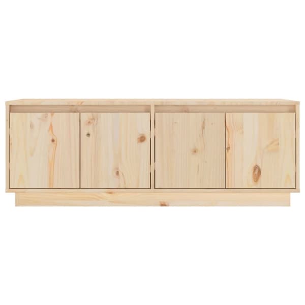 The Living Store Tv-bänk 110x34x40 cm massiv furu -  TV-bänkar