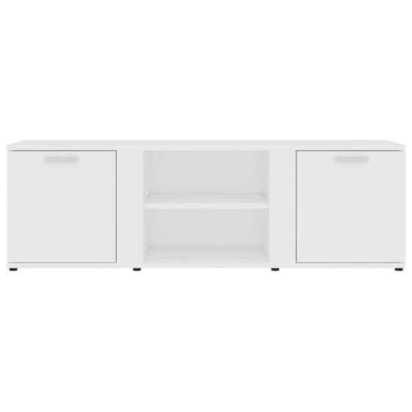 The Living Store Tv-bänk vit 120x34x37 cm konstruerat trä -  TV-bänkar