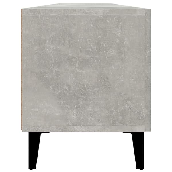 The Living Store TV-taso betoninharmaa 180x31,5x40 cm tekninen puu - TV-tasot
