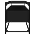 Miniatyrbillede 8 af 10: The Living Store tv-bord 100x35x45 cm konstrueret træ sort -  TV-møbler