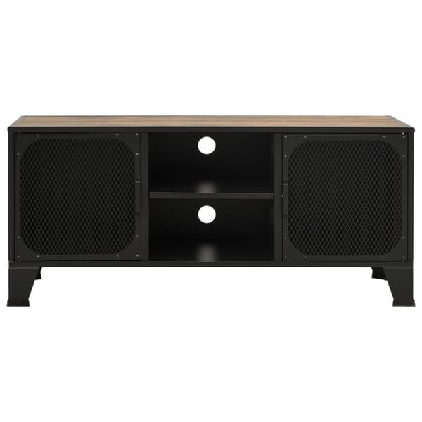 The Living Store TV-taso rustiikkinen ruskea 105x36x47 cm metalli ja MDF - TV-tasot