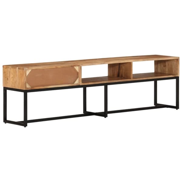 The Living Store Tv-bänk 160x30x45 cm massivt akaciaträ -  TV-bänkar