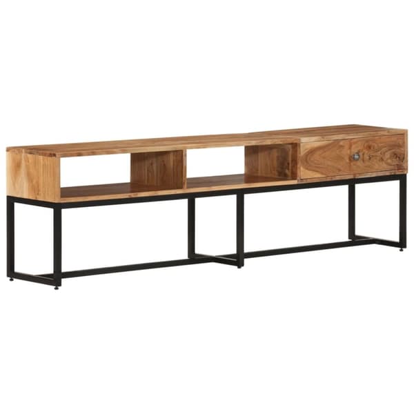 The Living Store Tv-bänk 160x30x45 cm massivt akaciaträ -  TV-bänkar