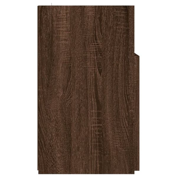 The Living Store TV-taso LED-valoilla ruskea tammi 120x30x50 cm - TV-tasot