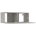 Miniatyrbillede 8 af 11: The Living Store tv-borde 2 stk. 80x30x30 cm konstrueret træ betongrå -  TV-møbler