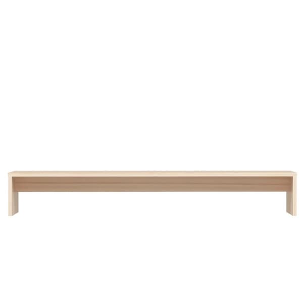 The Living Store skærmholder 100x27x15 cm massivt fyrretræ -  TV-møbler
