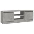 Miniatyrbillede 3 af 10: The Living Store tv-bord med låge 102x30x36 cm betongrå -  TV-møbler