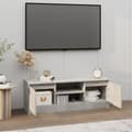 Miniatyrbillede 4 af 10: The Living Store tv-bord med låge 102x30x36 cm betongrå -  TV-møbler