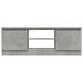 Miniatyrbillede 6 af 10: The Living Store tv-bord med låge 102x30x36 cm betongrå -  TV-møbler