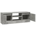 Miniatyrbillede 7 af 10: The Living Store tv-bord med låge 102x30x36 cm betongrå -  TV-møbler